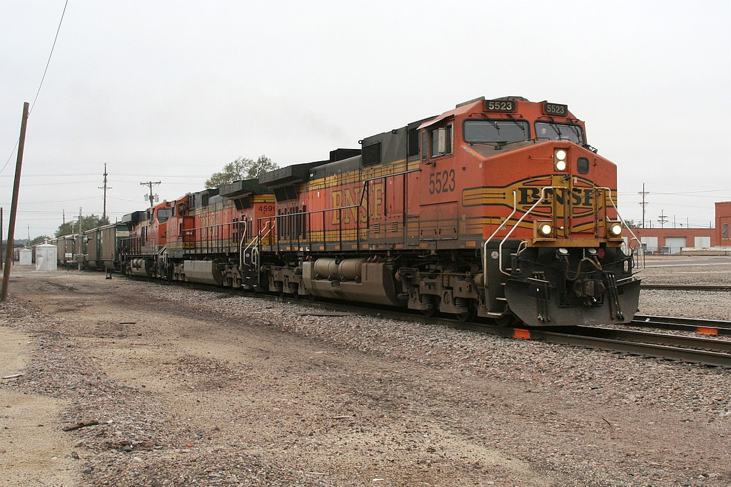 BNSF SB feed train from the Dalhart sub